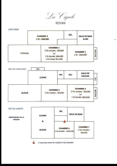 Royan - Villa La Cigale - 7 Chambres / 16 Couchages المظهر الخارجي الصورة